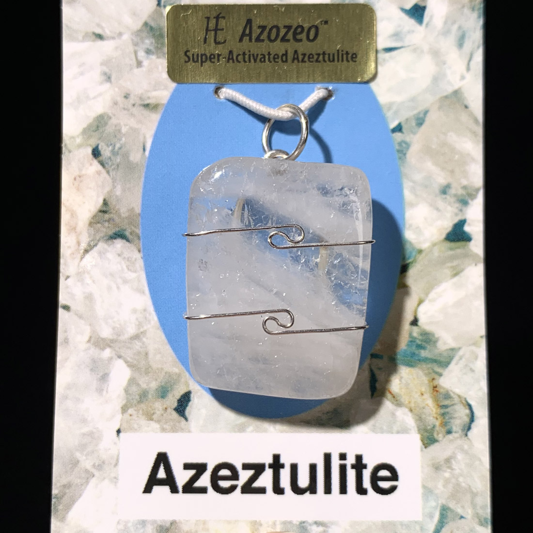 白色阿賽斯特萊吊墜 (12g-241-1)