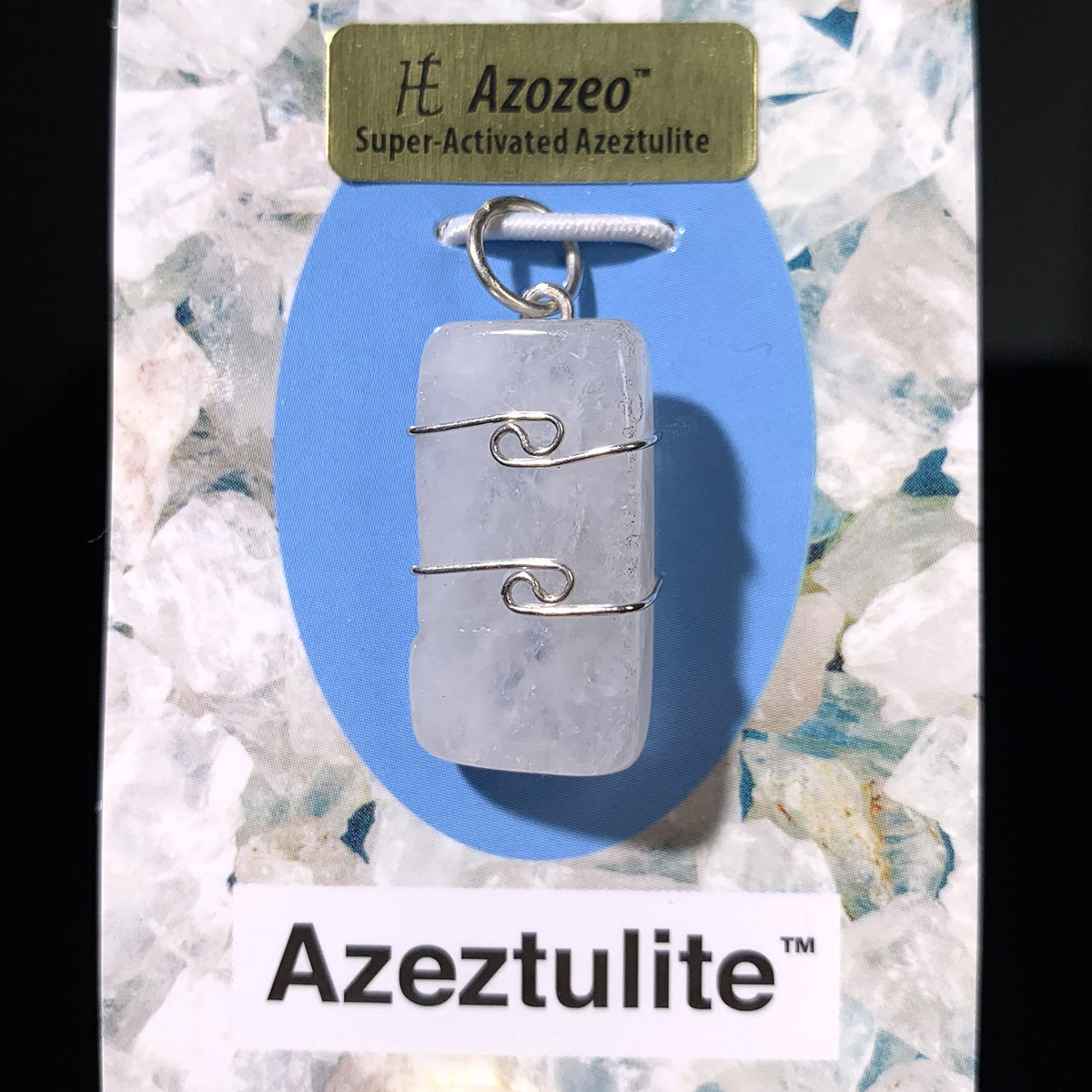 白色阿賽斯特萊吊墜 (8g-243-1)