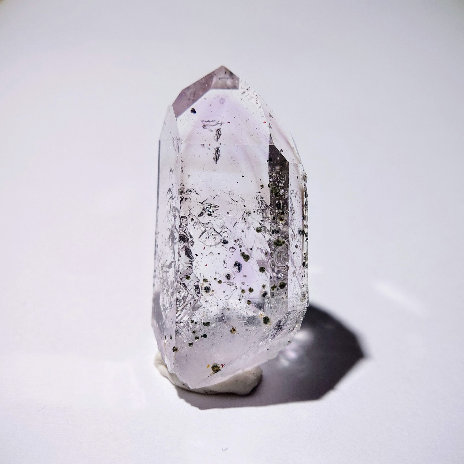 納米比亞-布蘭登堡幻影紫水晶 #水膽 #艾希斯女神.時光隧道.傳訊大師水晶 10.2g (24b-5)