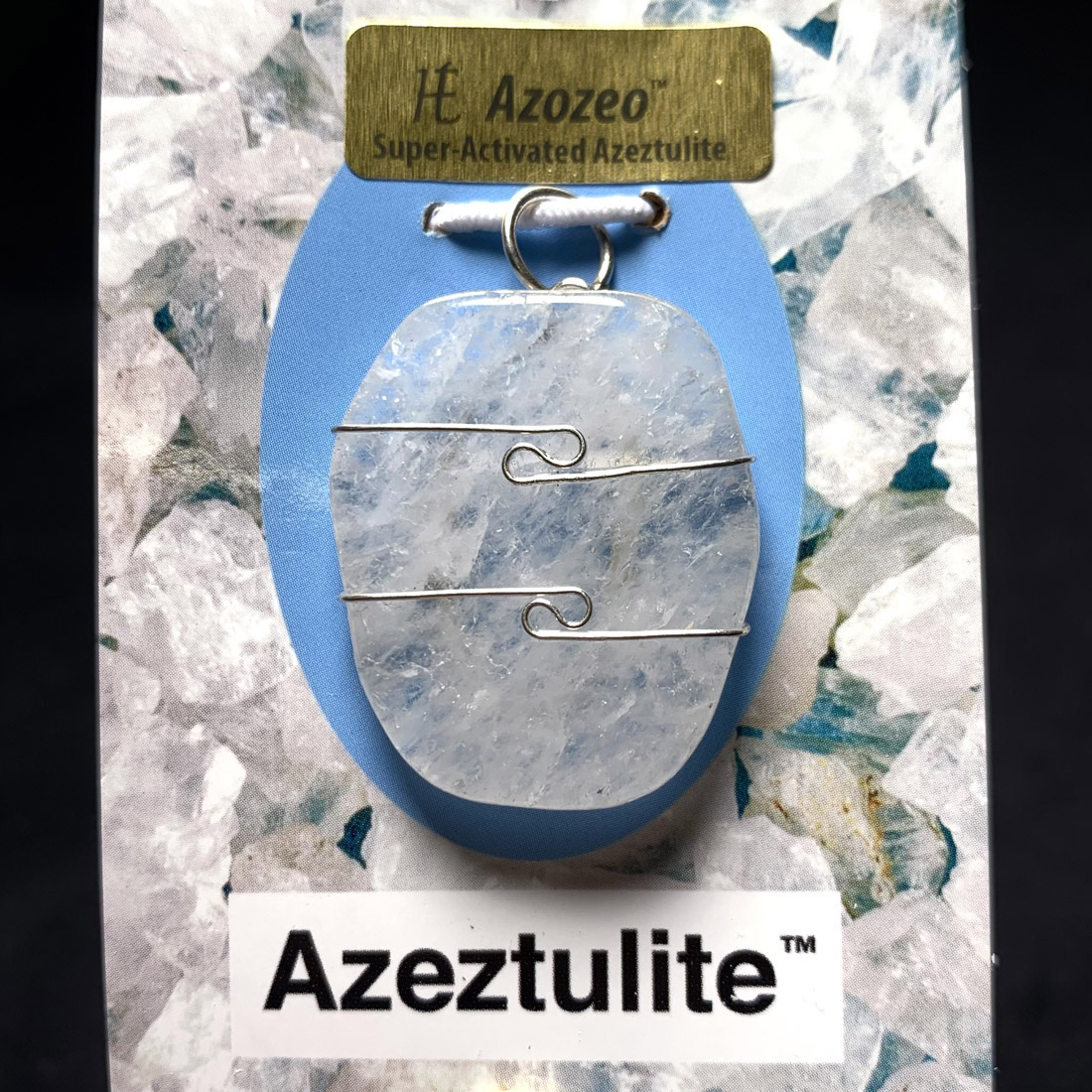 白色阿賽斯特萊吊墜 White Azeztulite Pendant (10g-251-32)