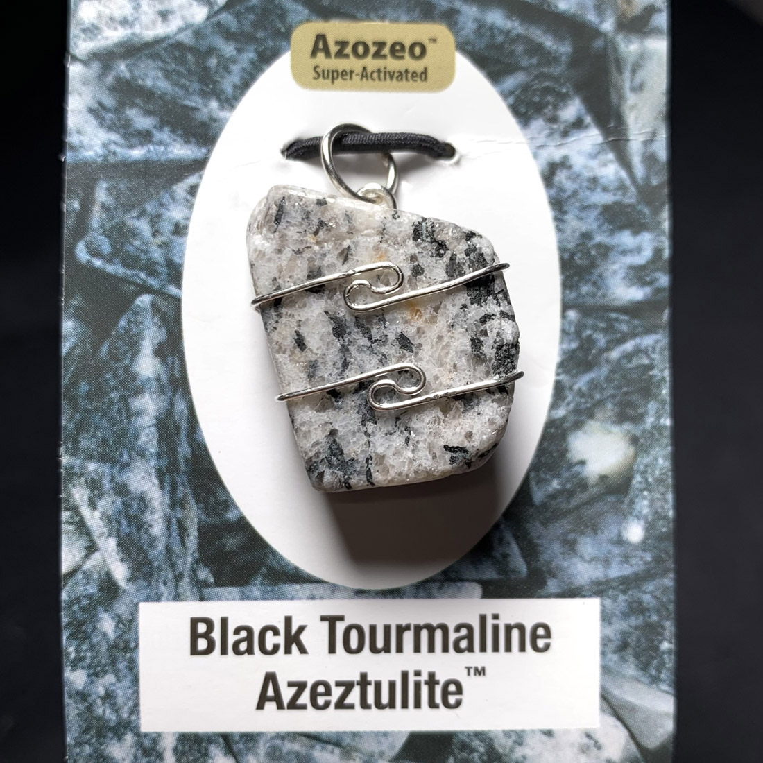 黑碧璽阿賽斯特萊吊墜 (11g-251-42)