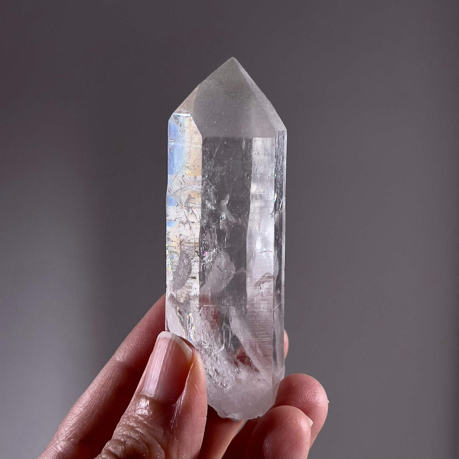 Indian Himalayan Green Phantom Crystal #RecordKeeper (56g-258-5)
