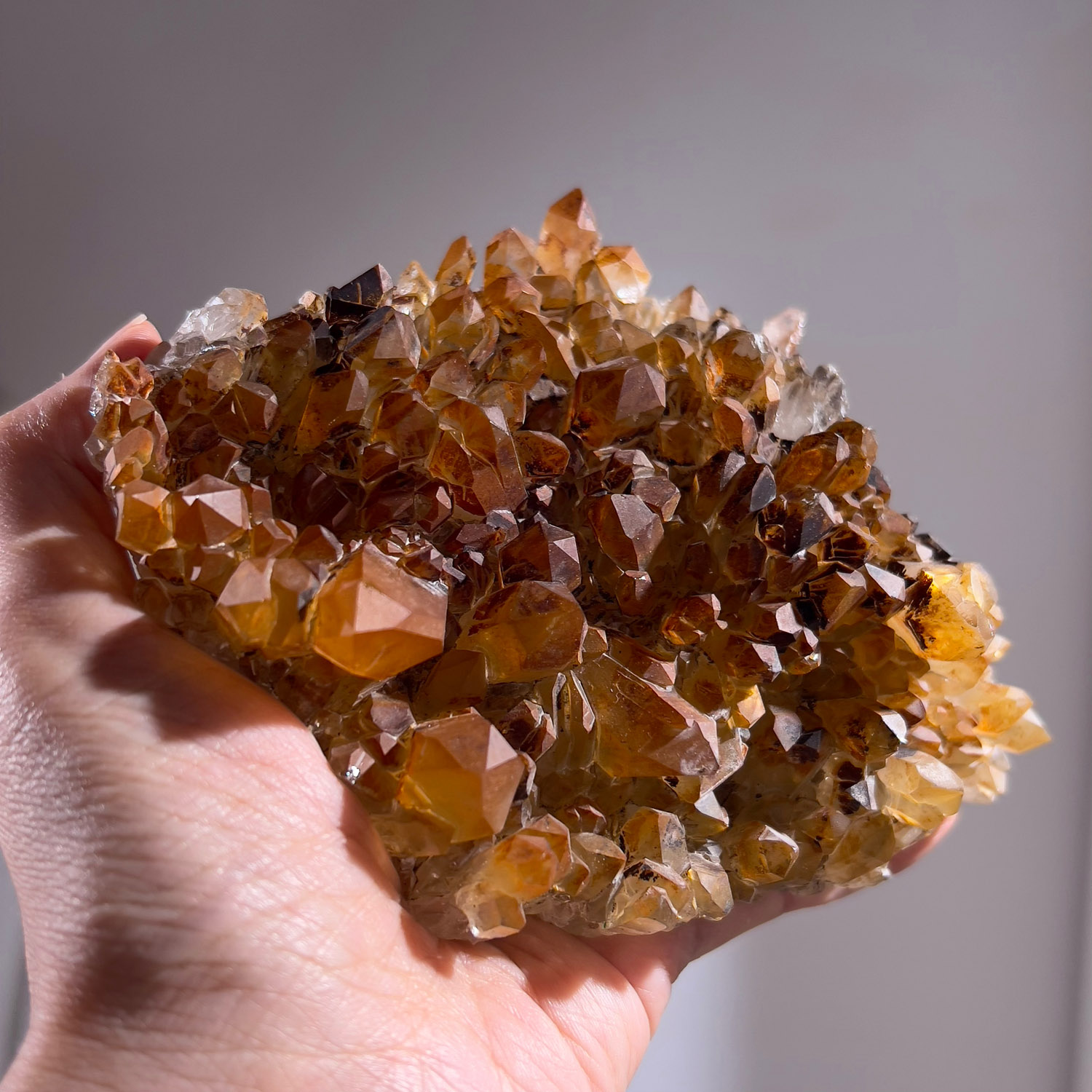 西藏黃金療癒者水晶簇 #壇城水晶 469g (258-2)