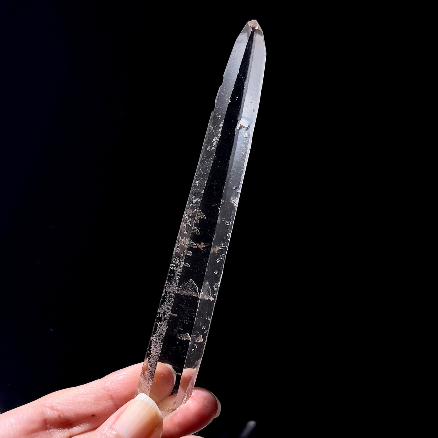 巴西天狼星－列木里亞星痕水晶 #雷射權杖激光柱大師水晶 47g (258-7)