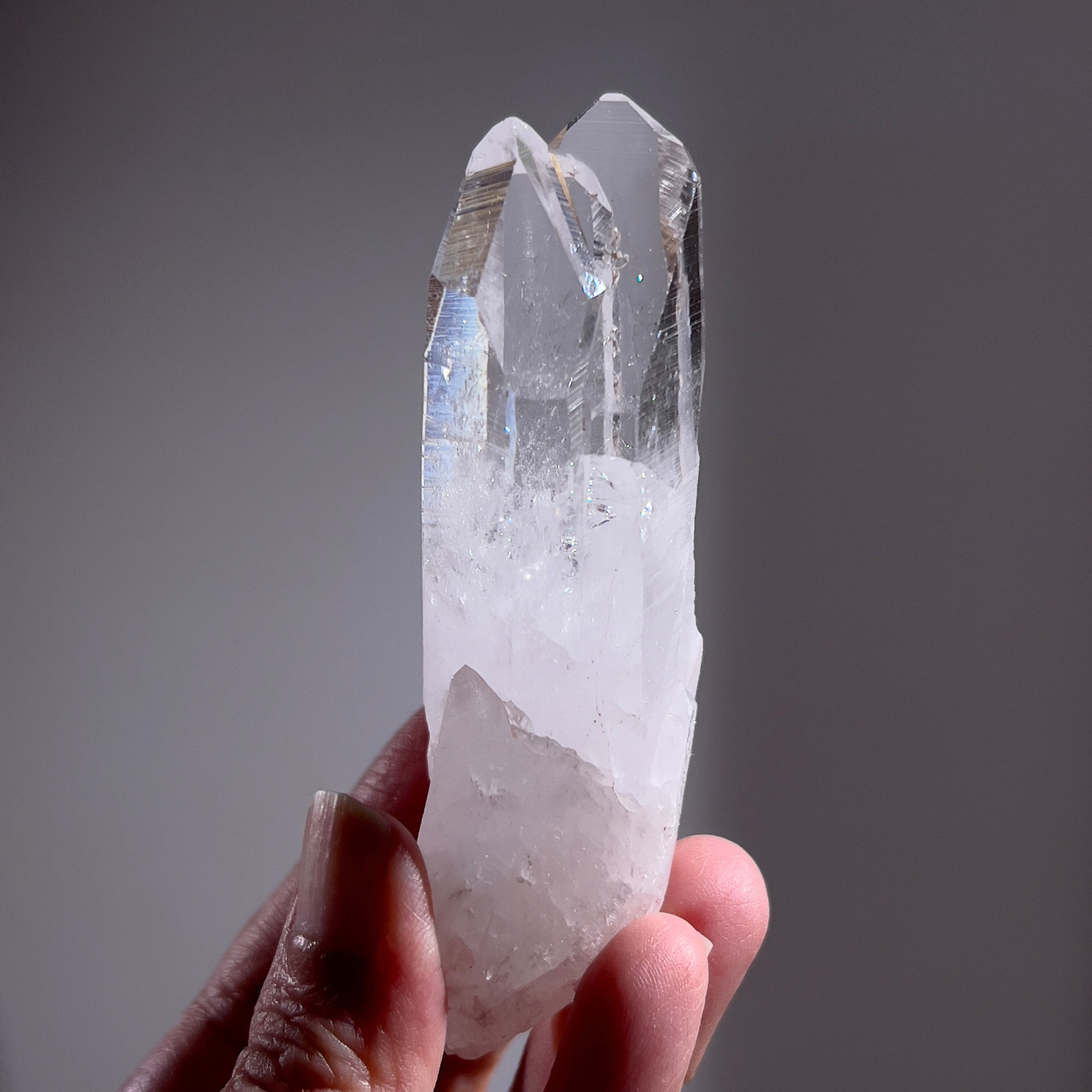 哥倫比亞.列木里亞水晶 #譚崔雙映大師水晶 (86g-25a-18)