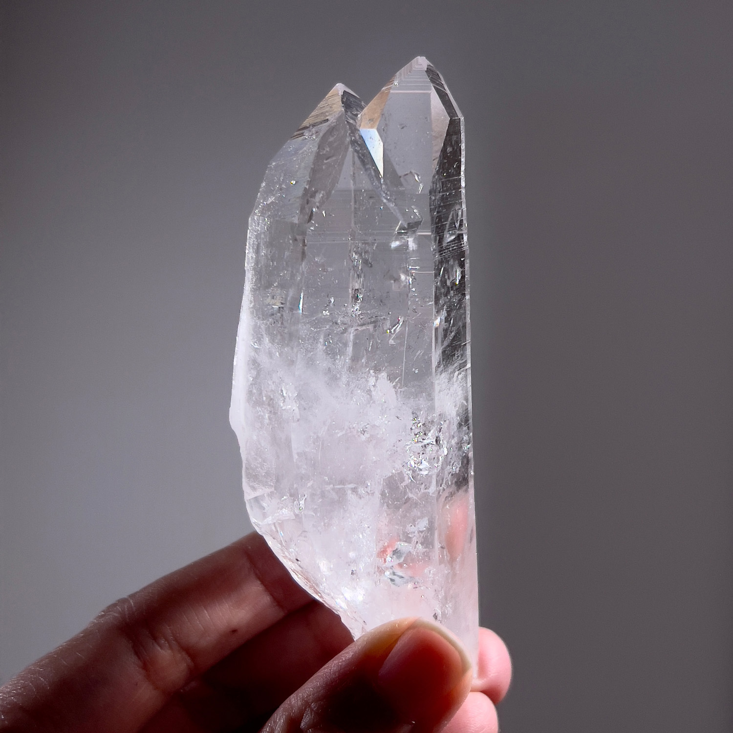 哥倫比亞.列木里亞水晶 #譚崔雙映大師水晶 (103g-25a-19)