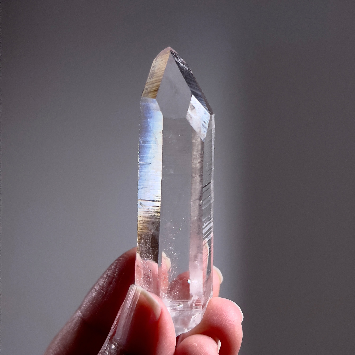 哥倫比亞．列木里亞水晶 #資料庫 #時光隧道.艾希斯女神大師水晶 (24g-25a-7)