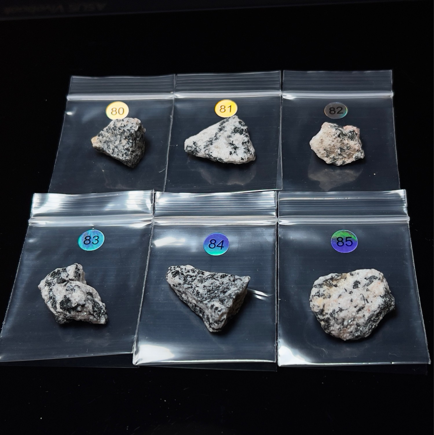 黑碧璽阿賽斯特萊 (8-10g) No.80-85