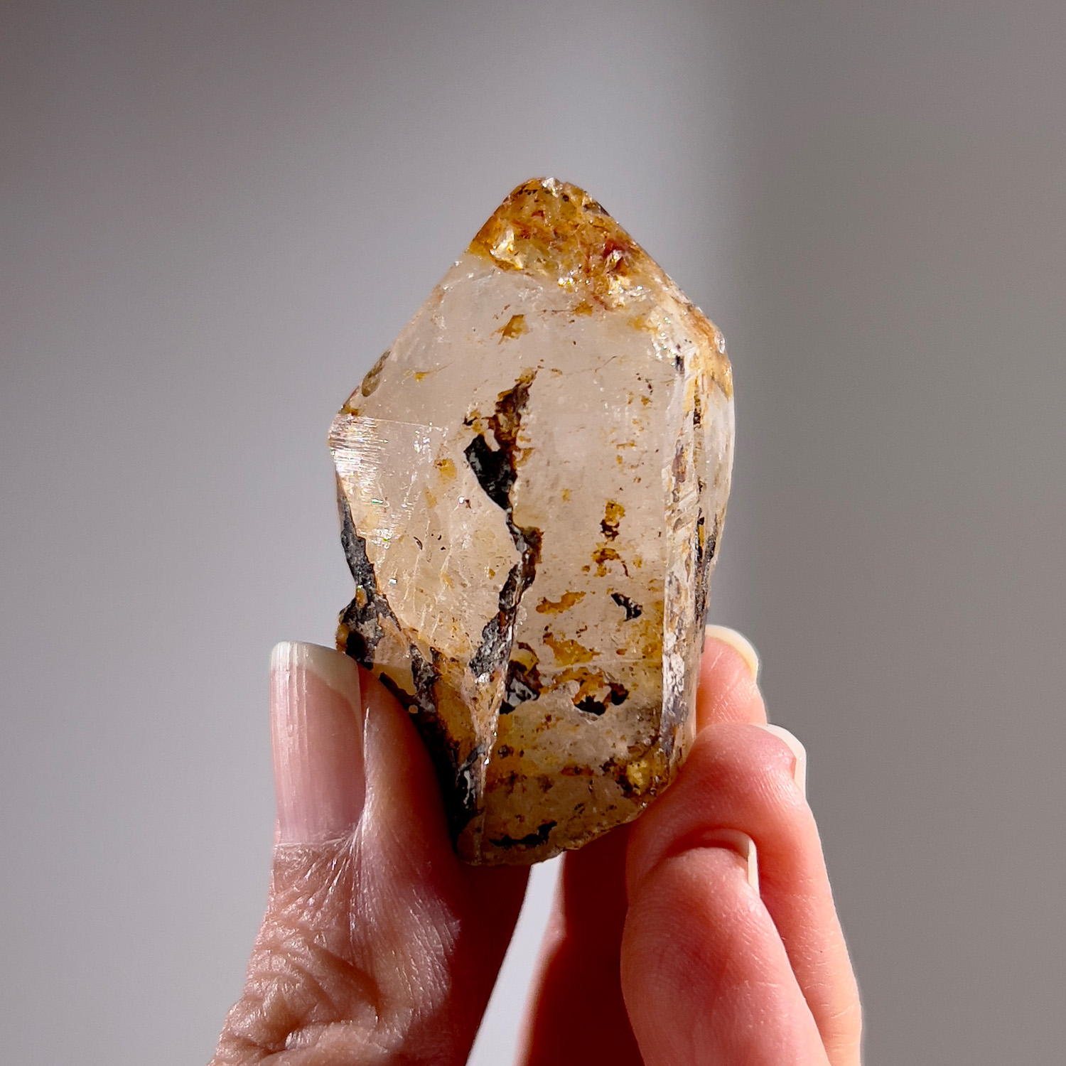 西藏黃金療癒者喜馬拉雅水晶 34g (25b-6)