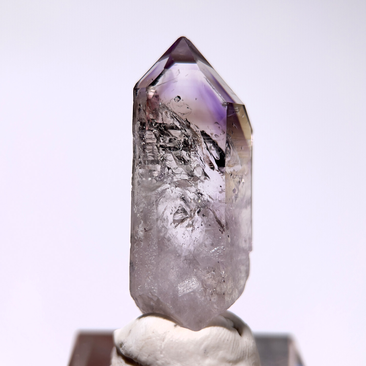 納米比亞-布蘭登堡幻影紫水晶 #時光隧道.艾希斯女神大師水晶 7.2g (25b-12)