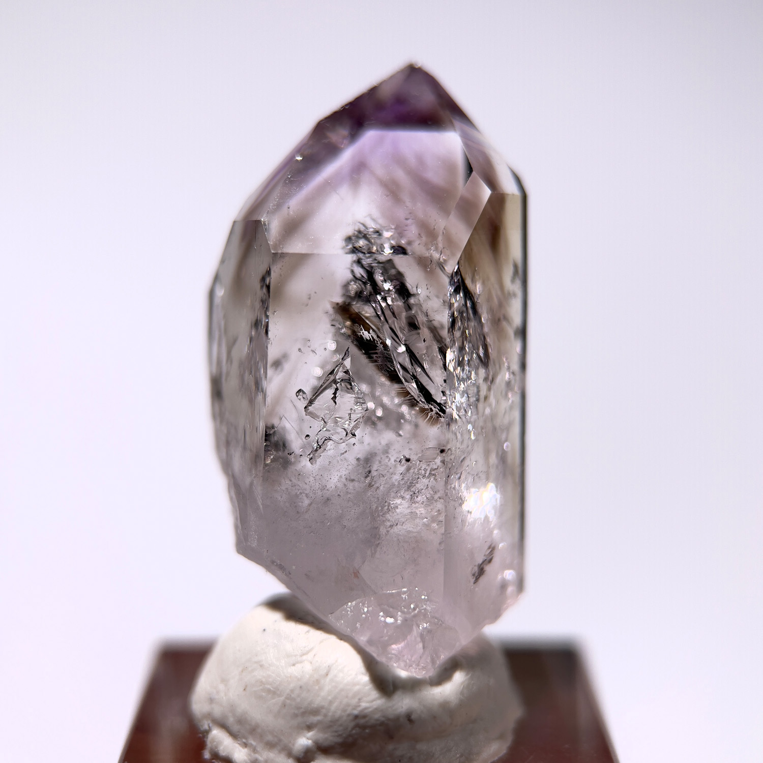 納米比亞-布蘭登堡幻影紫水晶 #水膽 #時光隧道.通靈.艾希斯女神大師水晶 15g (25b-18)