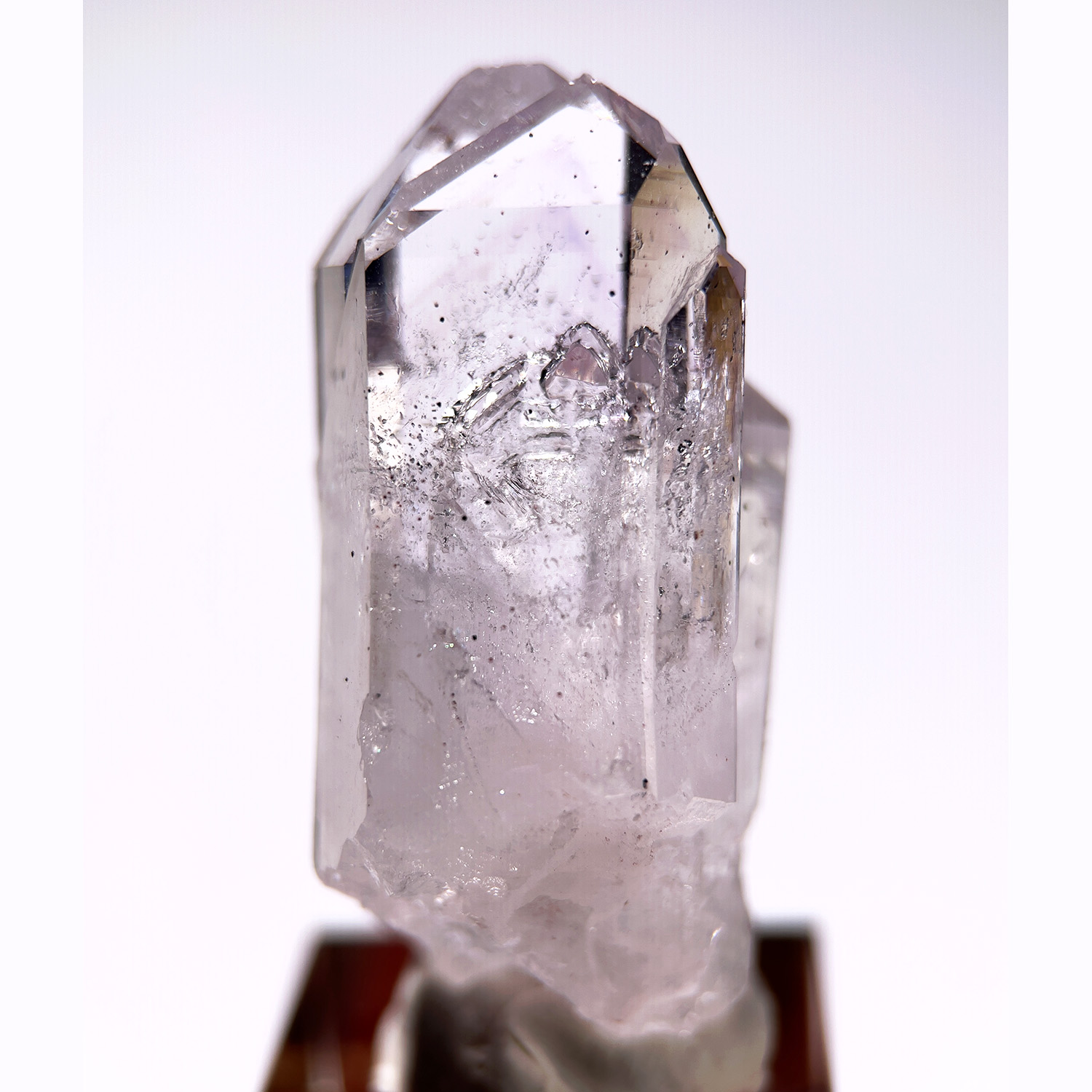 納米比亞-布蘭登堡幻影紫水晶 #雙尖多生 #譚崔雙映特質 31g (25b-25)