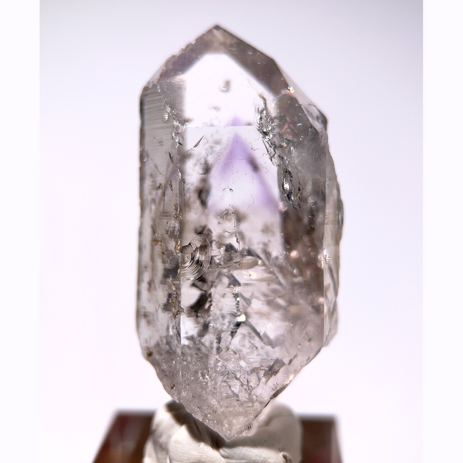 納米比亞-布蘭登堡幻影紫水晶 #通靈大師水晶 32g (25b-26)