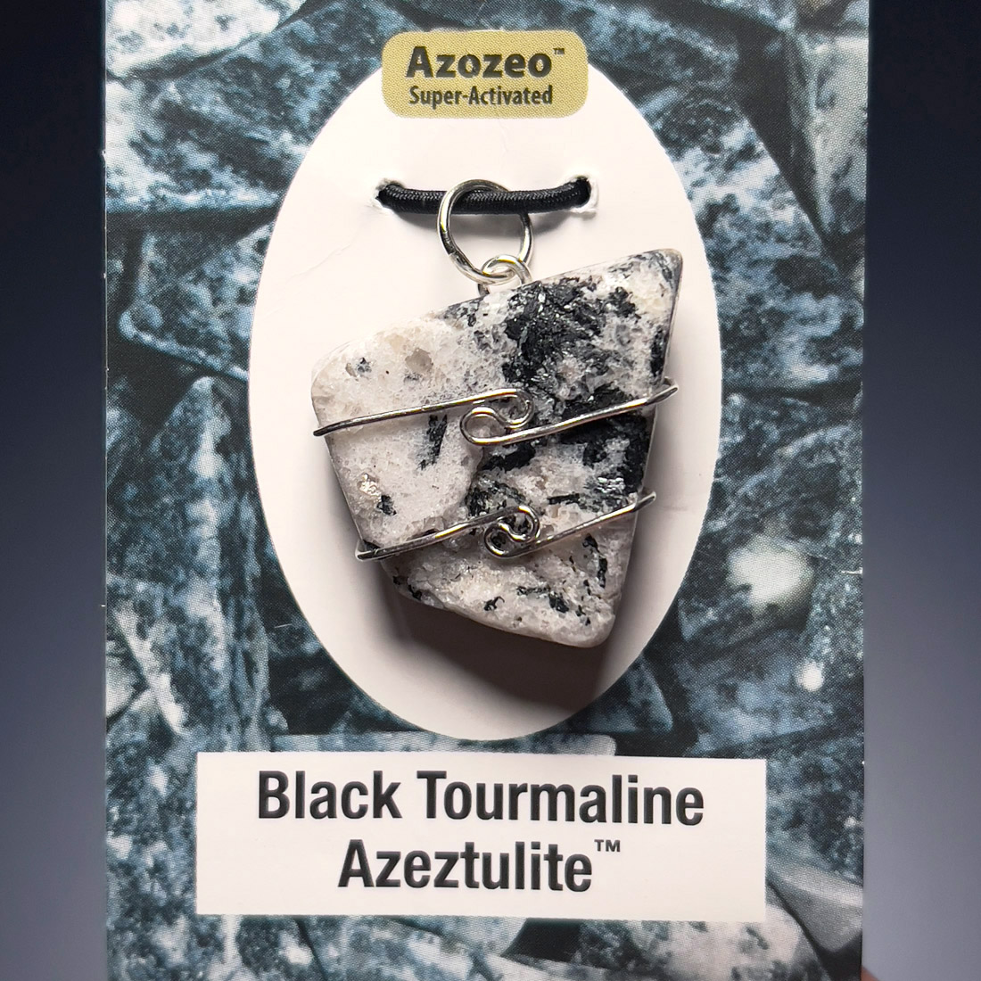 黑碧璽阿賽斯特萊吊墜 11g (25b-12)