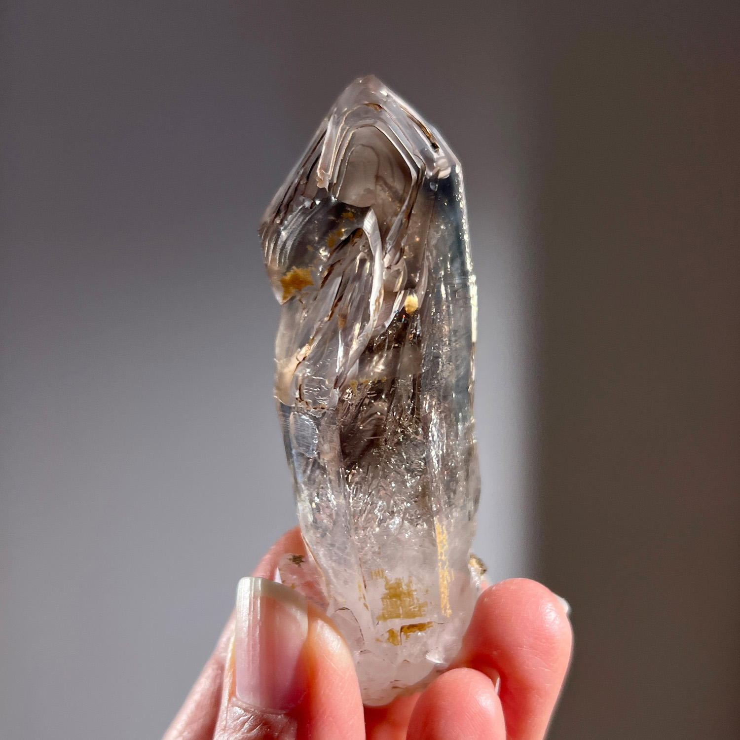 納米比亞-布蘭登堡窗型骸骨煙晶 #大水膽 52g (261-3):圖片 2