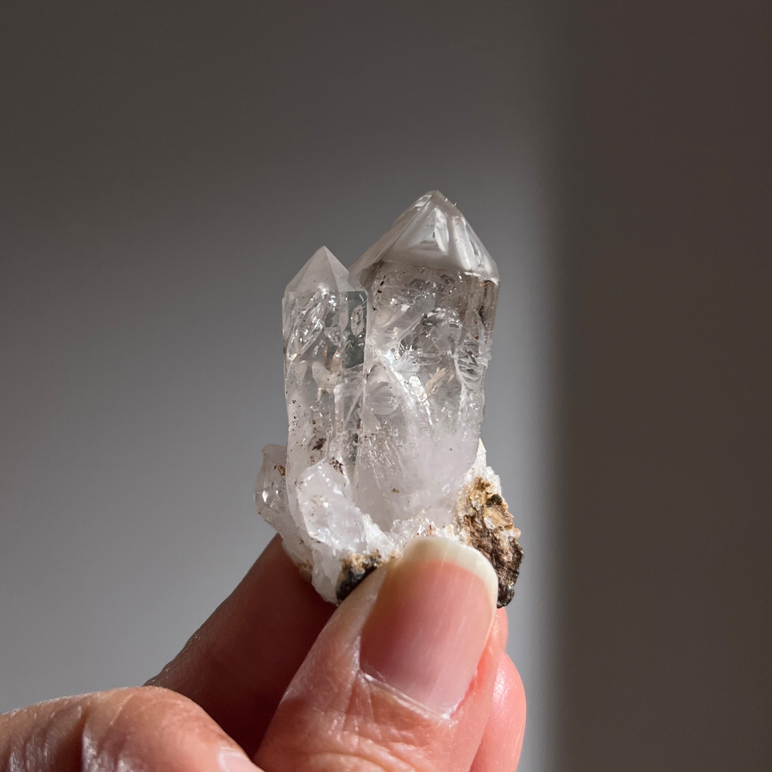 納米比亞-布蘭登堡窗型白泥骸骨煙晶 21g (261-5):圖片 2