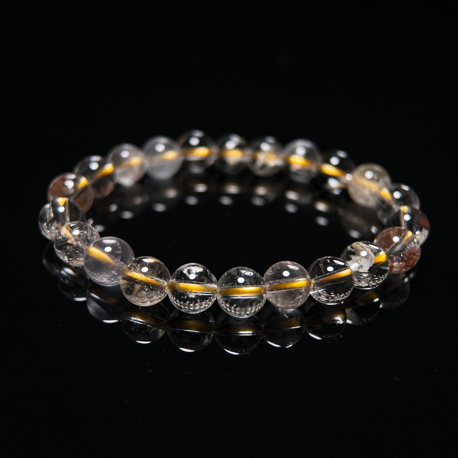 西藏老礦.純淨高頻喜馬拉雅藏晶手串 8mm (263-1):圖片 3