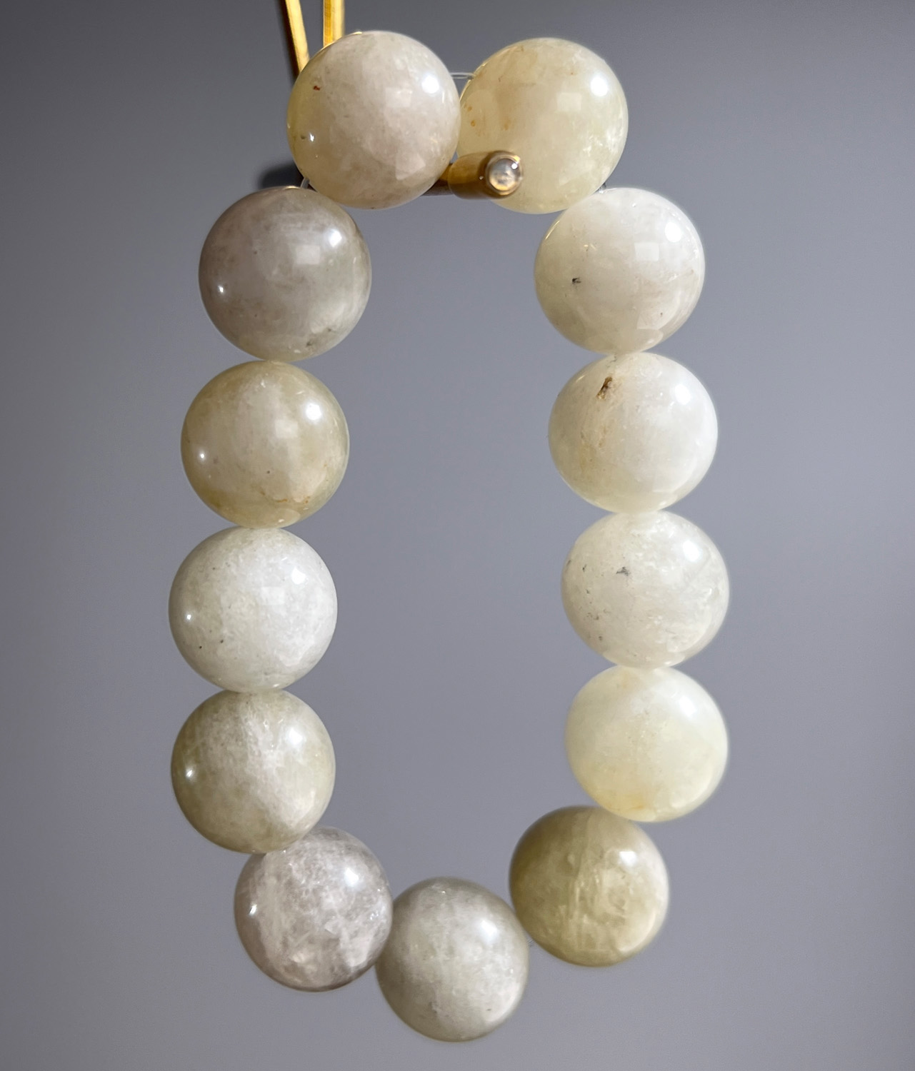 西藏老礦．純淨高頻岡仁波齊藏晶手串 16.6mm (264-9)