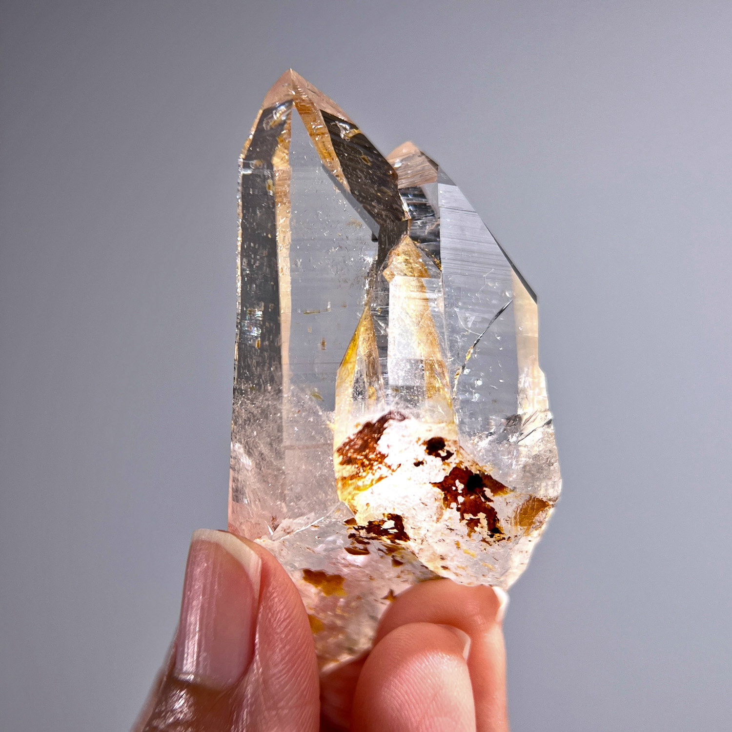 哥倫比亞．黃金列木里亞水晶 | Peñas Blancas PB礦區 | 36g #通靈大師 (264-9)