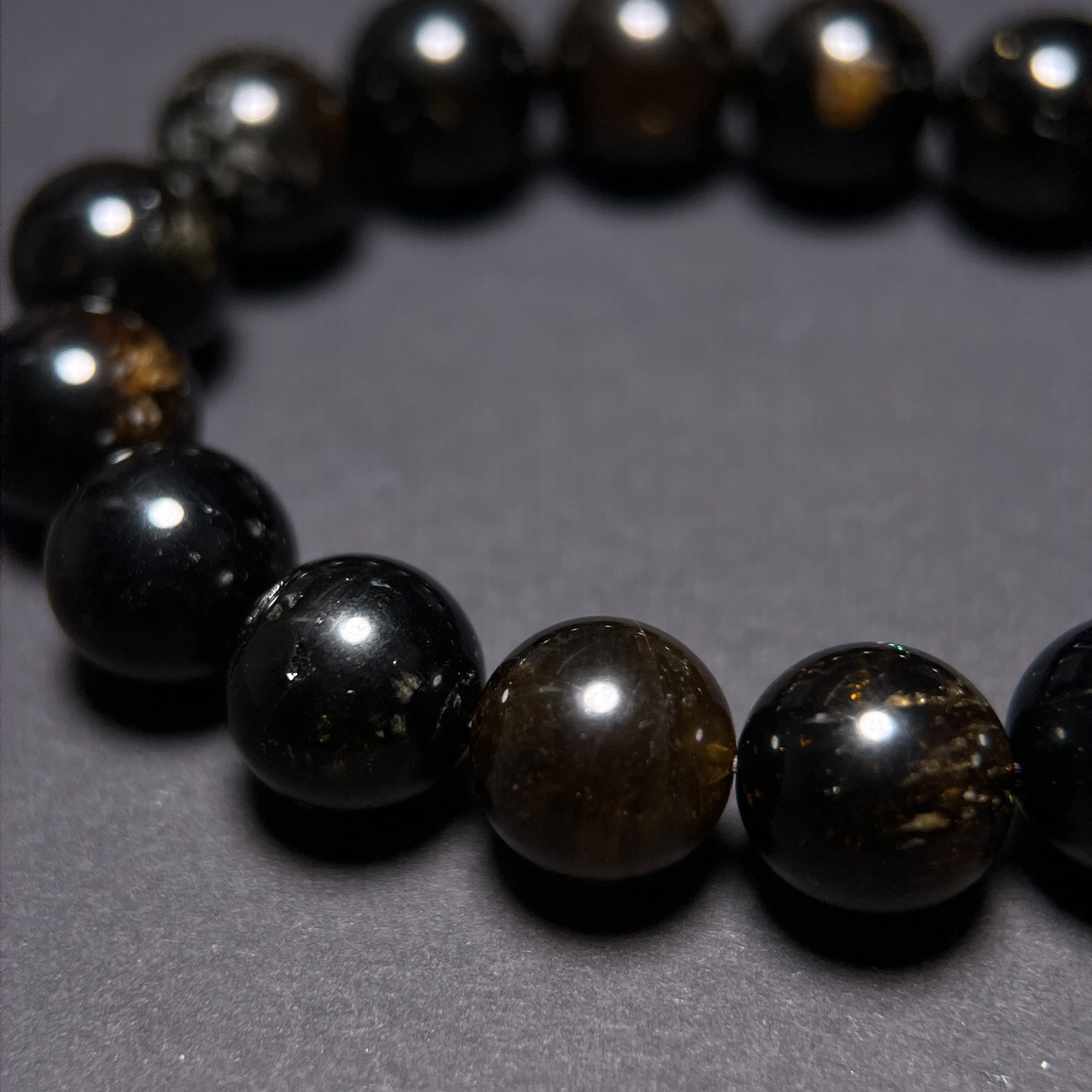 尼泊爾黑金碧璽手串 11.3mm (264-2):圖片 2