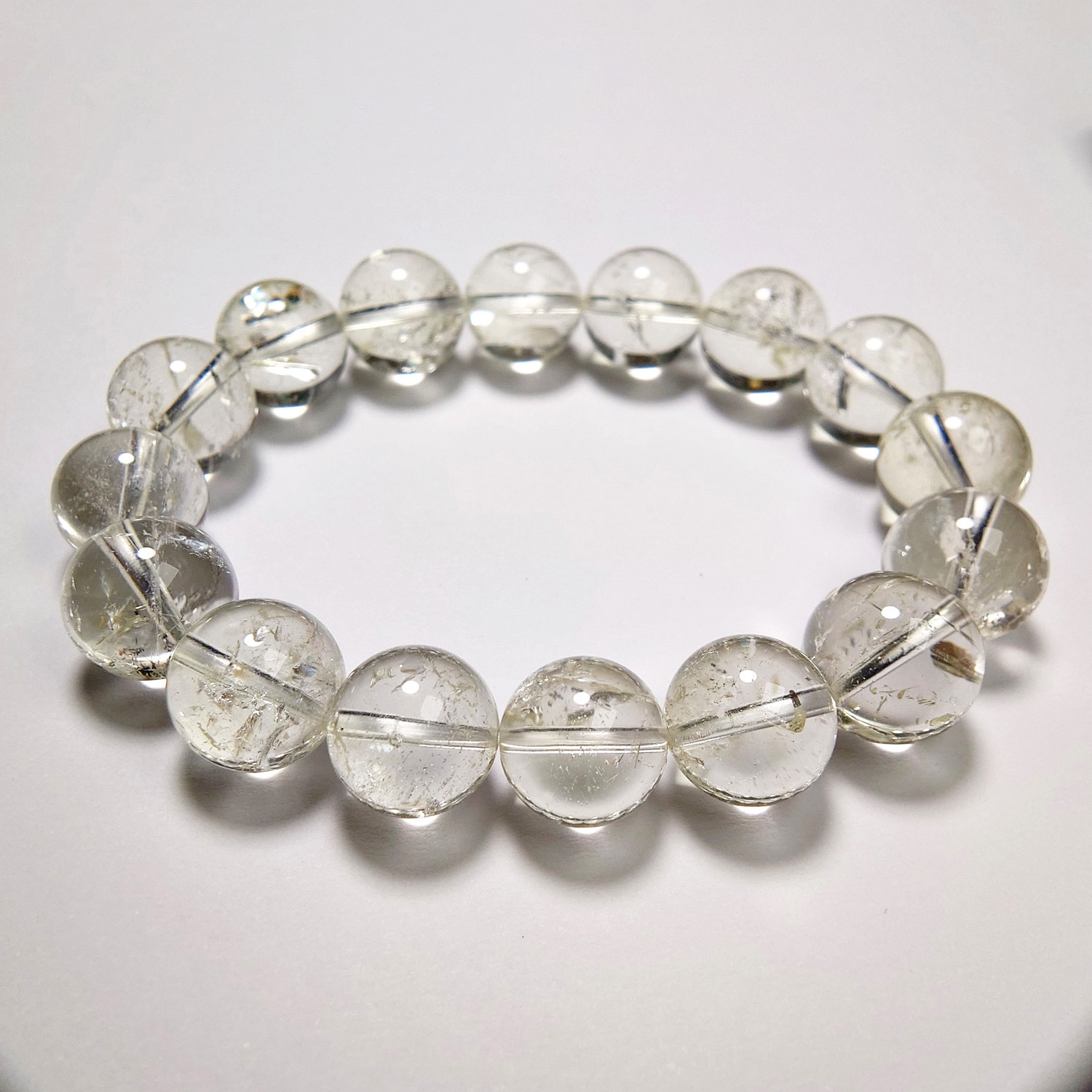 西藏老礦.純淨高頻岡仁波齊藏晶手串 12.5mm (265-14):圖片 3