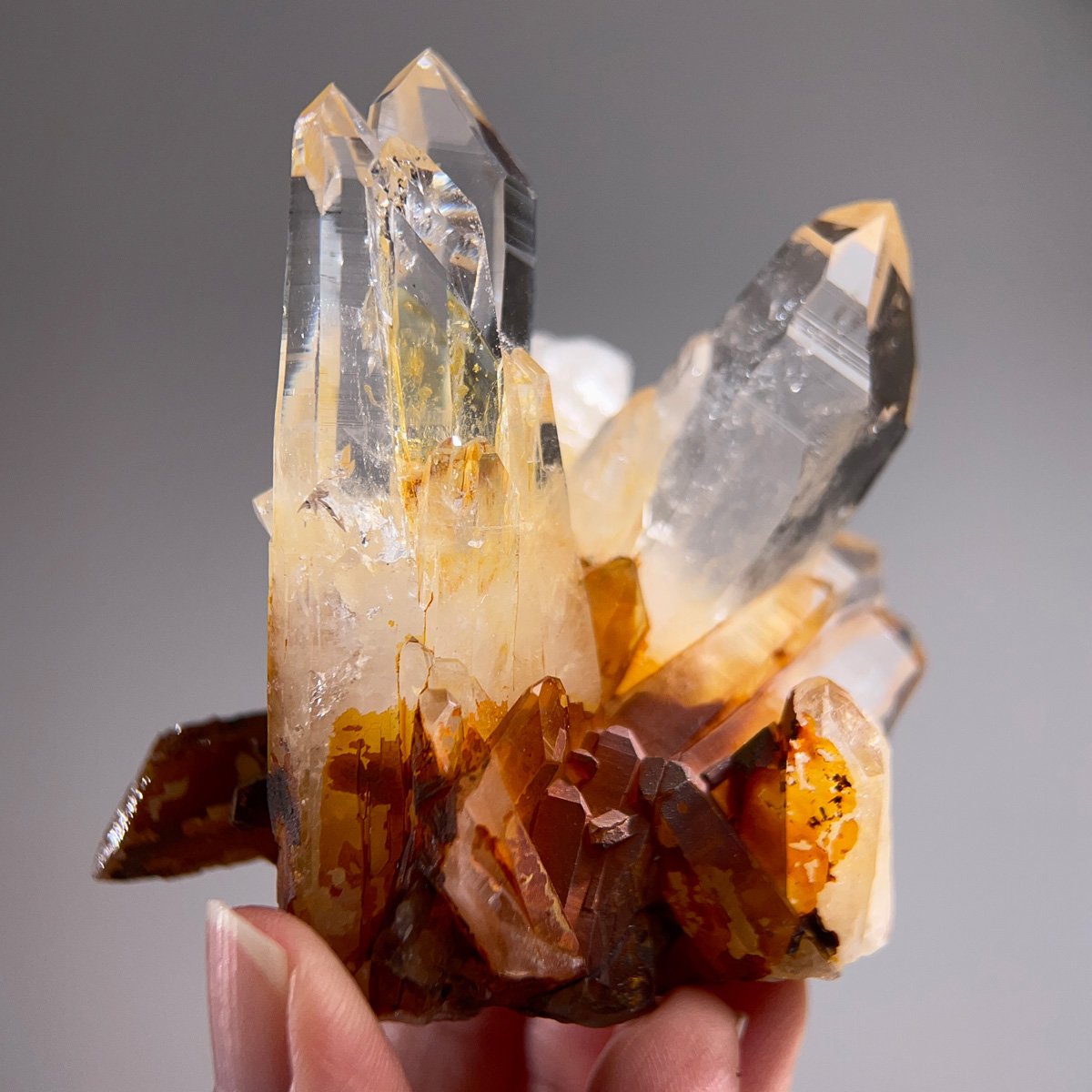 哥倫比亞.黃金列木里亞水晶 | Peñas Blancas PB礦區 | 118g #通靈大師 (266-24)
